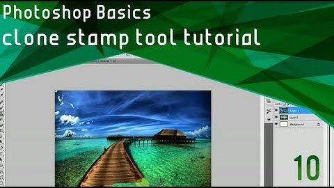 Photoshop Basics - Clone Stamp Tool Tutorial