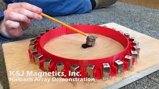 Magnetic Dipole Moment Using Halbach Arrays
