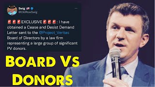 Project Veritas Donors Take Legal Action Against The Board, Hostile Takeover Stopped?
