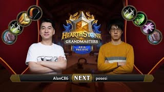 AlanC86 vs Posesi | 2021 Hearthstone Grandmasters Asia-Pacific | Winners | Season 2 | Playoffs