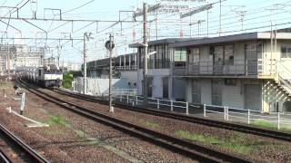 東海道本線5767列車(大府～富田)EF64-1017フライアッシュ