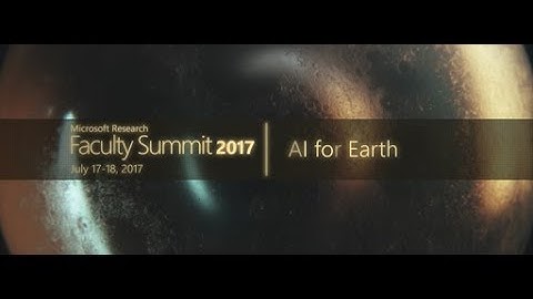 Video Abstract: AI for Earth