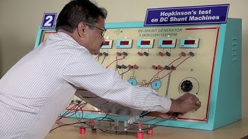 Electrical Machines | LAB - 2 | HOPKINSON’S TEST