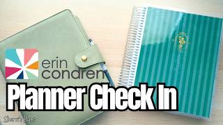 Erin Condren Planner Check In | How I'm using my planners | Dashboard layout and A5 ring agenda