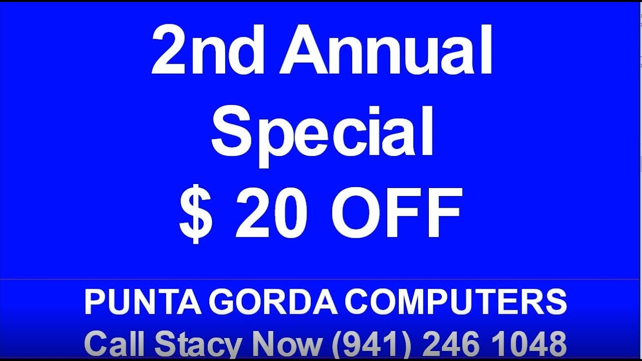 Computer Repair Venice Fl Local Video Review YouTube