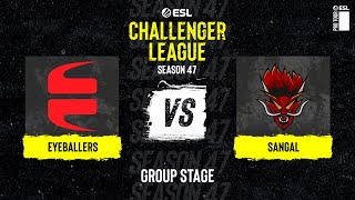 EYEBALLERS vs. Sangal - Map 1 [Vertigo] - ESL Challenger League S47 - Europe