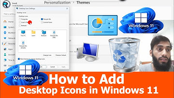 How to Add This PC, Control Panel & Recycle Bin Icons to Desktop in Windows 11 | Step-by-Step (2025)