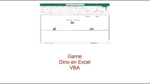 Game Dino en Excel VBA