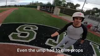 GOPRO BASEBALL: BOMB OFF THE SCOREBOARD?!?!