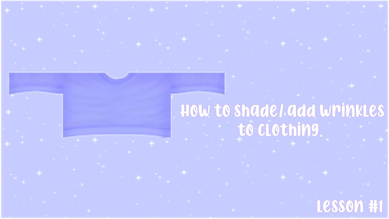 Shading/Adding Wrinkles to your clothing | Lesson #1 - YouTube