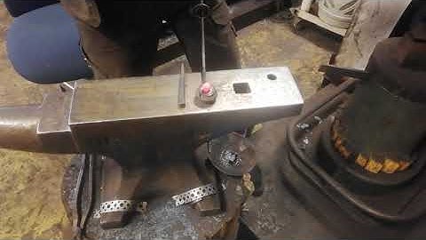 How to forge a rivet with a monkey tool.