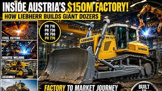 Inside Austria’s $150M Factory: How Liebherr Builds Giant Crawler Dozers (PR 716–PR 776)