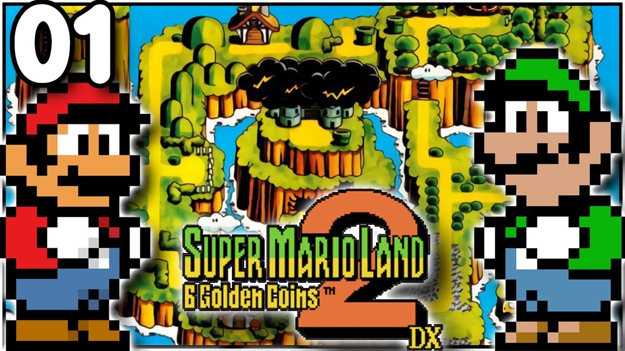 Mario & Luigi 2 Player Coop! Super Mario Land 2 Dx Color Patch Hack Part 1  - Darklightbros - Youtube