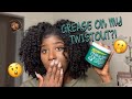 USING GREASE FOR MY TWIST OUT ?! | BLUE MAGIC | RUTH NANDA