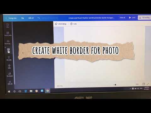Video Cách tạo viền trắng cho ảnh trong Canva/ White border... - youtube