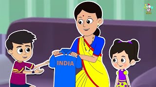 Gattu's New Jersey | Favourite T-shirt | English Moral Stories | Moral Story  | Kids Stories by PunToon Kids Fun & Learn - English 364 views 2 days ago 4 minutes, 5 seconds