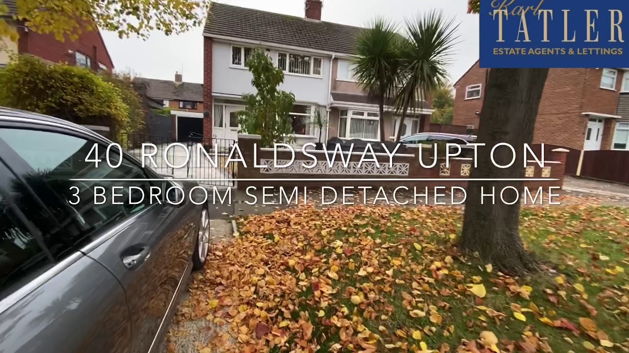 Karl Tatler Estate Agents Virtual Viewing 40 Ronaldsway Upton YouTube