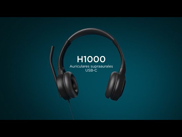 Auriculares supraaurales USB-C H1000 en