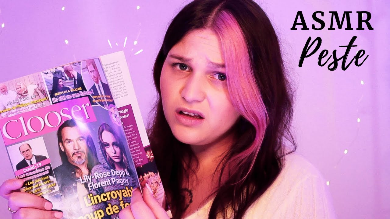 ASMR PESTE (Chewing-gum, magazines et ragots) 😇