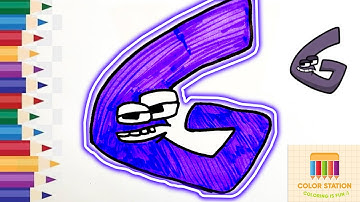 How To Draw Alphabet Lore - Letter G | Cute Easy Step By Step Drawing Tutorial