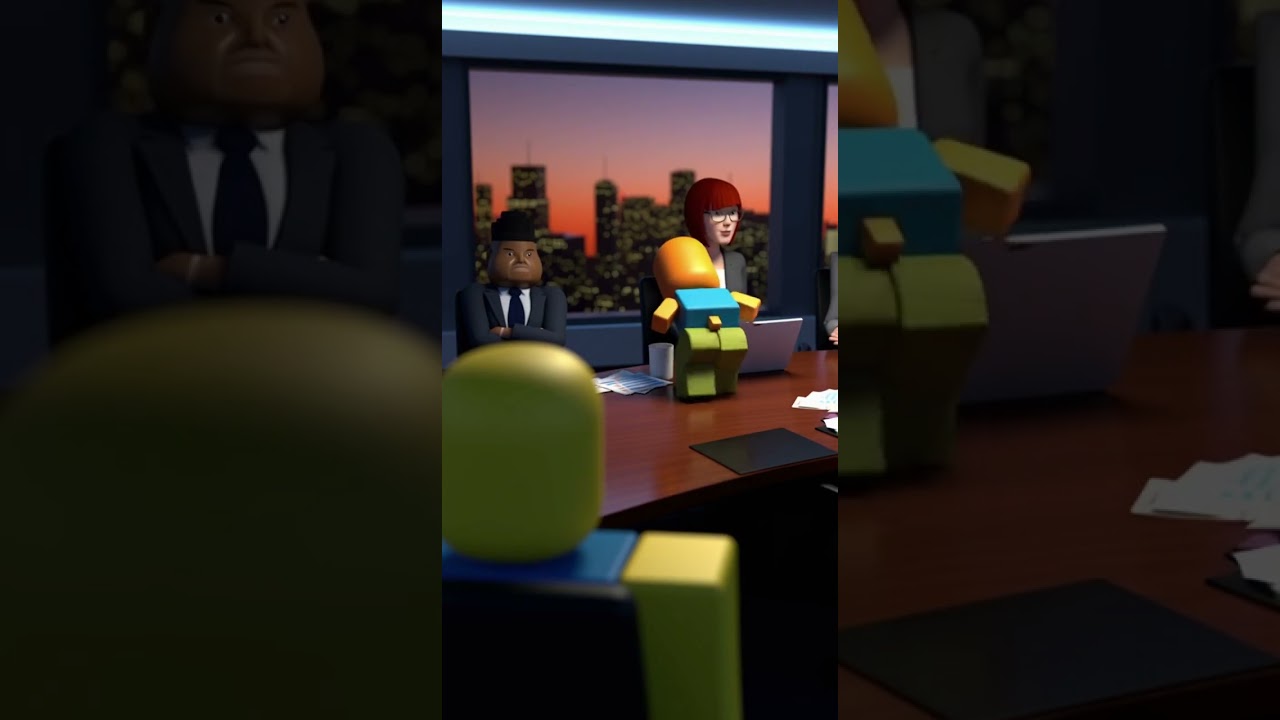 POV: The Baby Ends the Meeting Instantly 😭🛑 | Noob & Noob Jr 