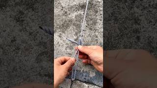 The Easiest Sliding Knot with Unexpected Uses 😱 #survival #knot #knottying