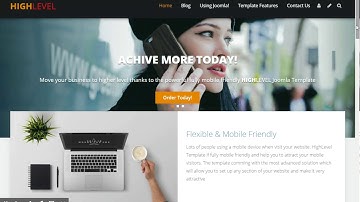 High Level Joomla Template Demo