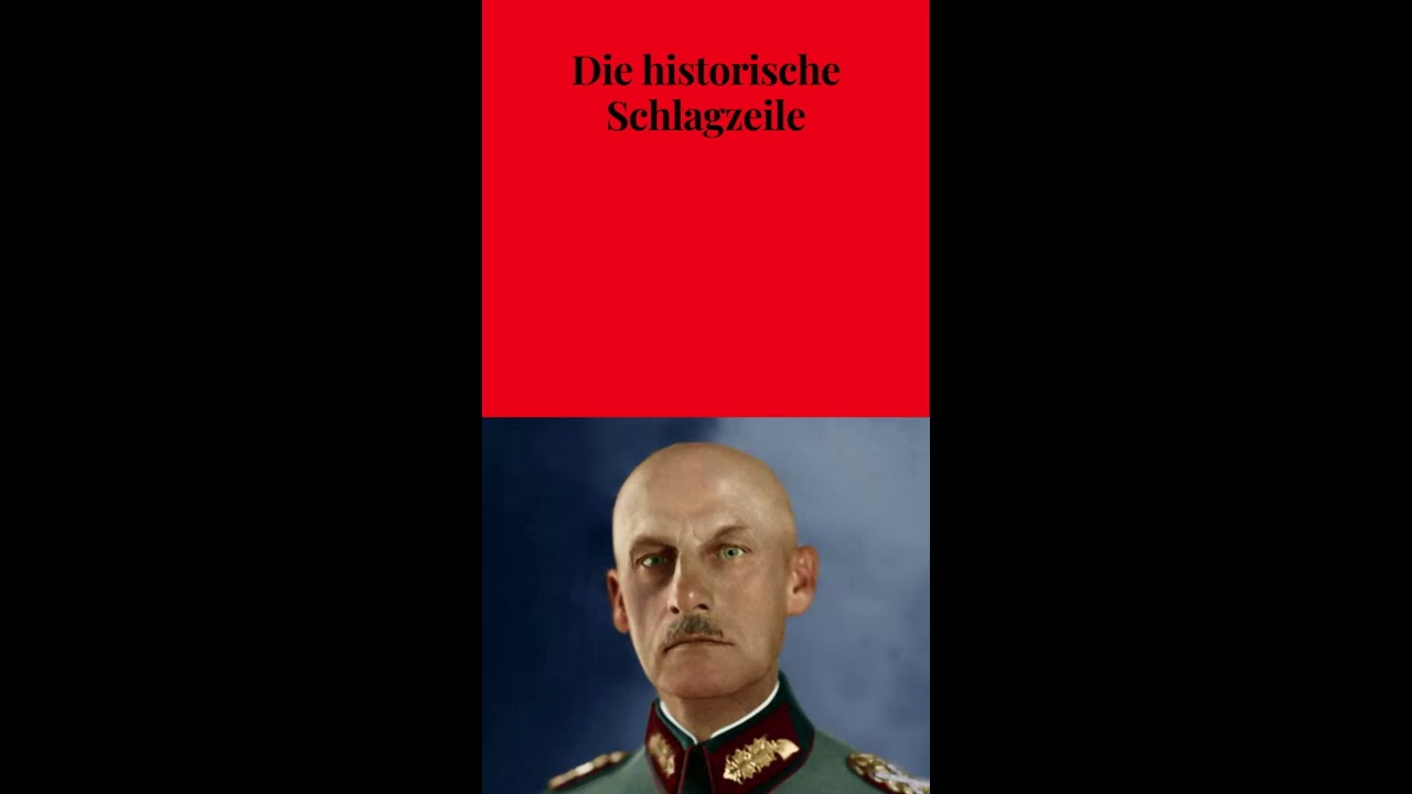 Der Tod von Walter von Reichenau – Fanatischer Nazi-Feldmarschall \u0026 Hitlers Schützling