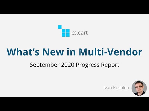 CS-Cart Multi-Vendor: What Changed in September 2020