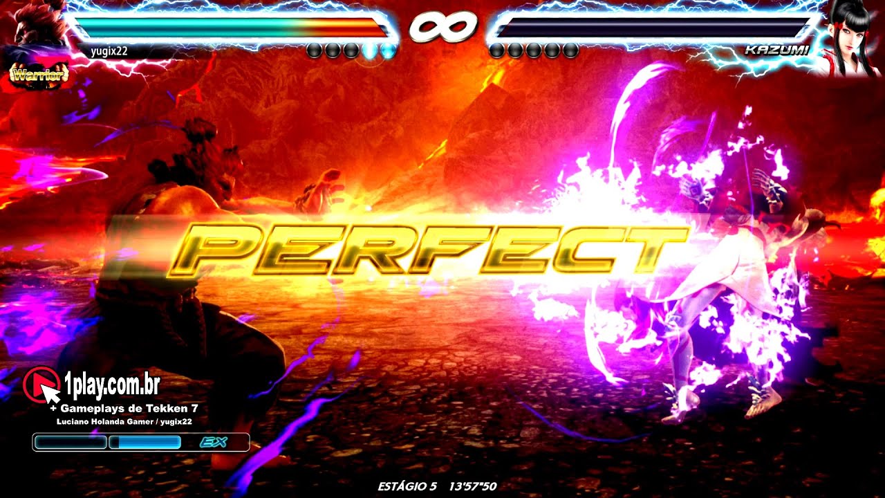 Tekken 7! Akuma (Street Fighter) vs. Kazumi Mishima (Human/Demon/Hachijo Style Karate) Devil's 