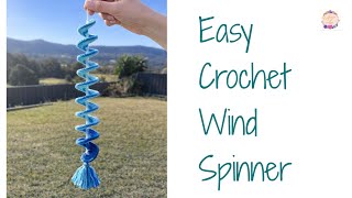 Easy Crochet Wind Spinner Tutorial 🧶 My First Time Making One! I'm Completely Obsessed!