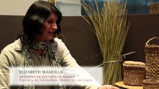 ENTREVISTAS AGENDA RURAL: Elizabeth Mancilla, artesana en cestería en manila, Región de Los Lagos