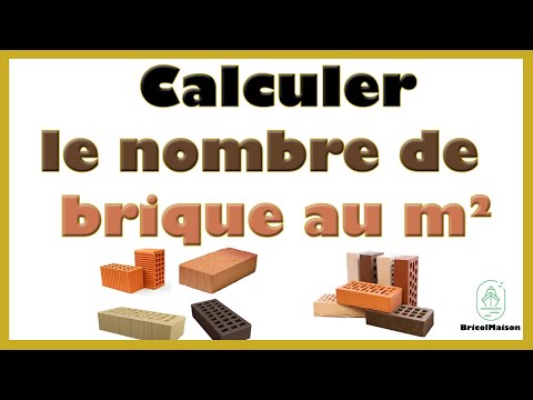 Vidéo: Combien y a-t-il de briques dans un cube : calcul des matériaux pour la construction d'une maison