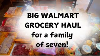 WALMART GROCERY HAUL