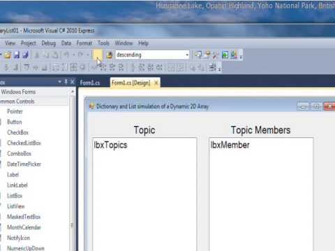 C# Edge 147 - Dictionary and List simulate Dynamic 2D Array