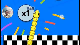 Worm Rush Game Play 👑 #games #snakwormgame #gameplay screenshot 5