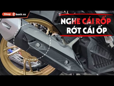 Video Ngừng đèn đỏ, nghe cái rốp, quay lại rớt cái ốp. Ốp pô... - youtube
