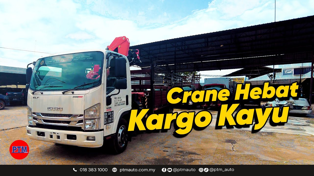 Crane Trucks : Wooden Cargo & Crane