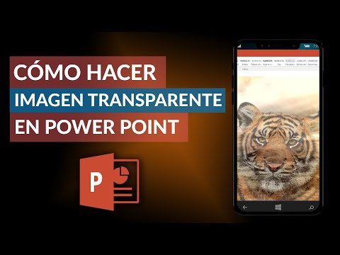 Cómo Hacer una IMAGEN TRANSPARENTE en Power Point en Pocos Minutos