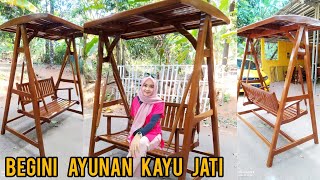 Begini Ayunan Kayu Jati
