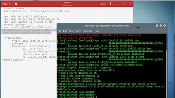 CentOS Install Lazarus and FireBird ODBC