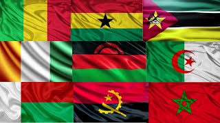 #Africa  #flags Quiz  ||(54 دولة إفريقية ) إحزر إسم الدول الإفريقية المناسب لكل علم  