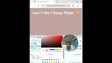 Auto Change Text Color with Background | Dynamic Text Color in Pure CSS @itlearninginstitute6299