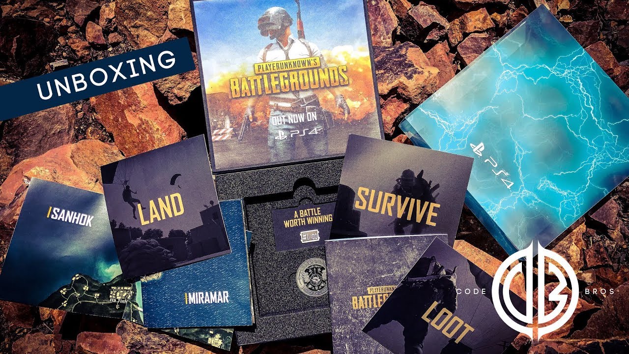 PUBG PS4 Press Kit Unboxing