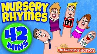 Finger Family  Plus More Popular Children's Songs  Nursery Rhymes Playlist by The Learning Station