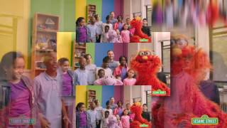 Sesame Street - Murrys Recycled Artwork Scene Scan Ytpmv