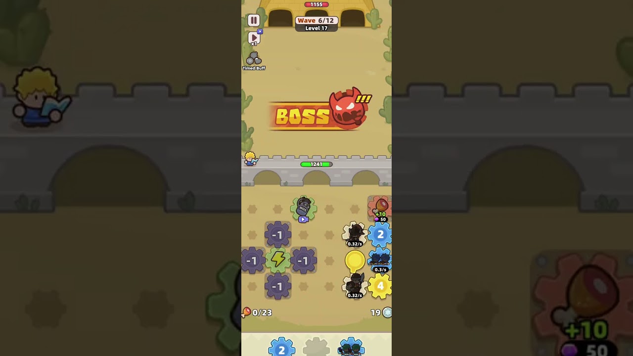 Level 17 full video for Gear Defenders