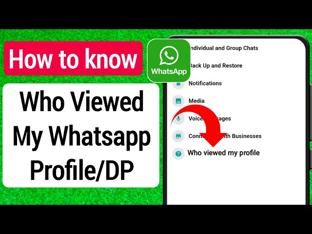 How to See Who Viewed Your Whatsapp Status/profile Secretly | See Who Viewed My Whatsapp Profile class=