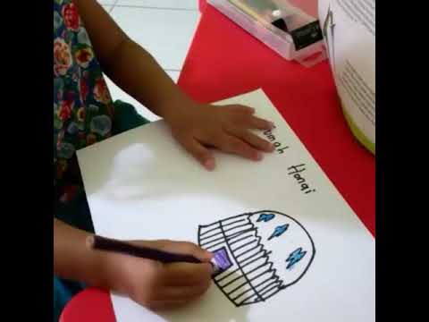 Contoh Gambar Mewarnai Rumah  Honai  KataUcap