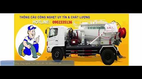 Thông cống nghẹt  trọn gói tại TPHCM Giá rẻ, Uy tín